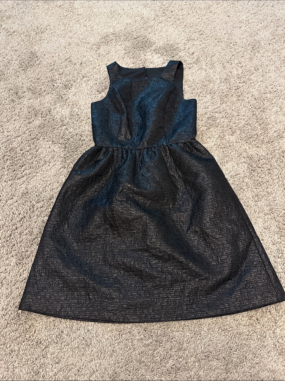 Kensie Black Shimmer Sleeveless Formal Dress